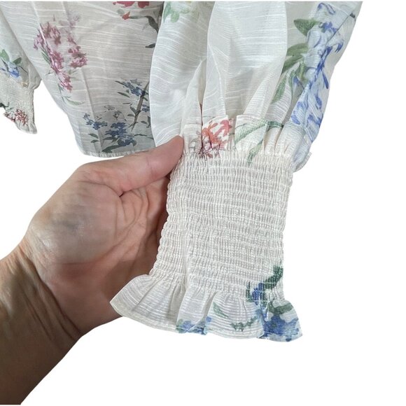 NWT Chicwish Blouse Maxi Skirt Size S Small Rhinestone Button Floral Garden Part - Picture 9 of 13